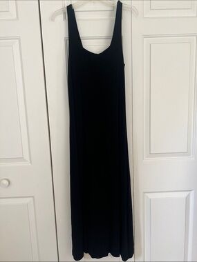 Chico’s Travelers Black Women's Sleeveless Maxi Dress
